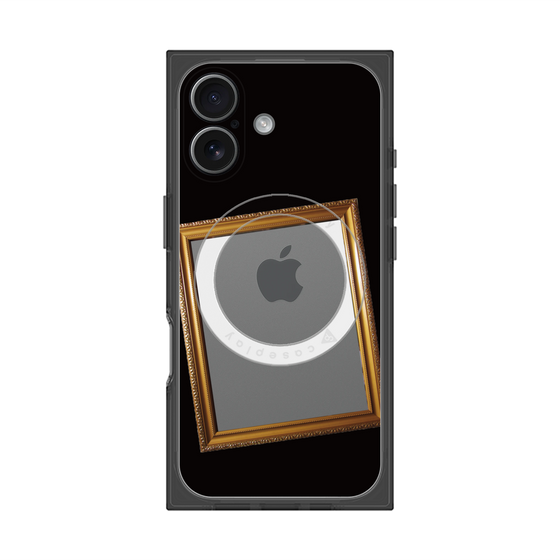 Premium Square Case with MagSafe［ Photo Frame - Black ］