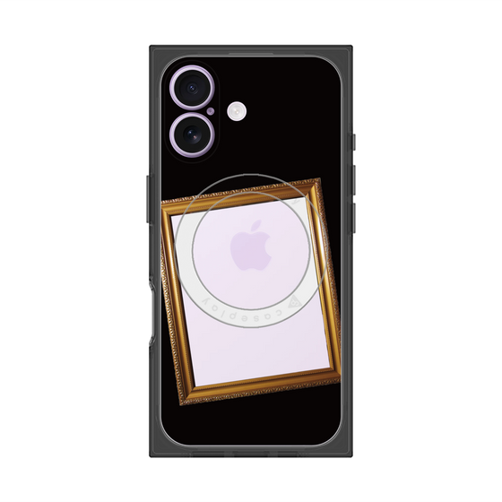 Premium Square Case with MagSafe［ Photo Frame - Black ］