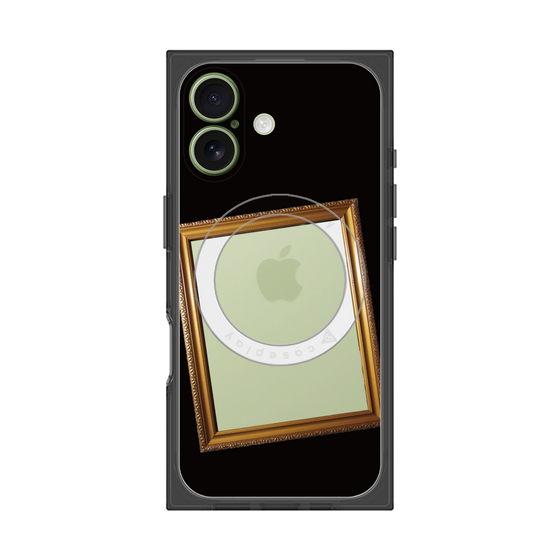 Premium Square Case with MagSafe［ Photo Frame - Black ］