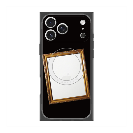 Premium Square Case with MagSafe［ Photo Frame - Black ］