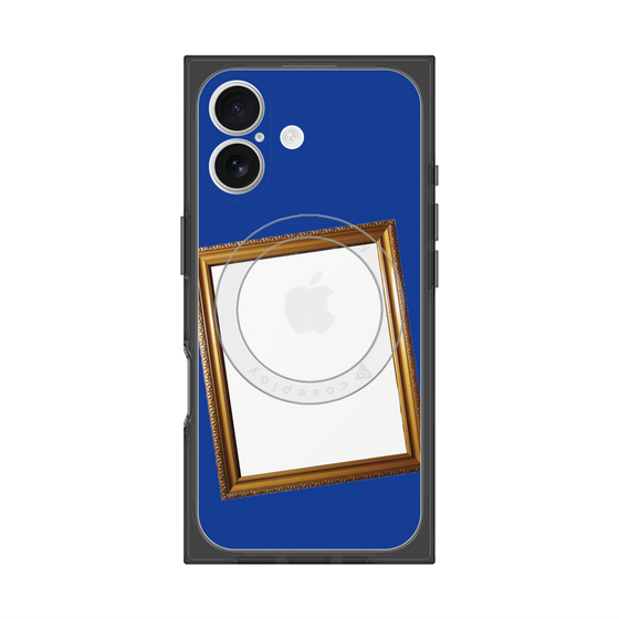 Premium Square Case with MagSafe［ Photo Frame - Blue ］