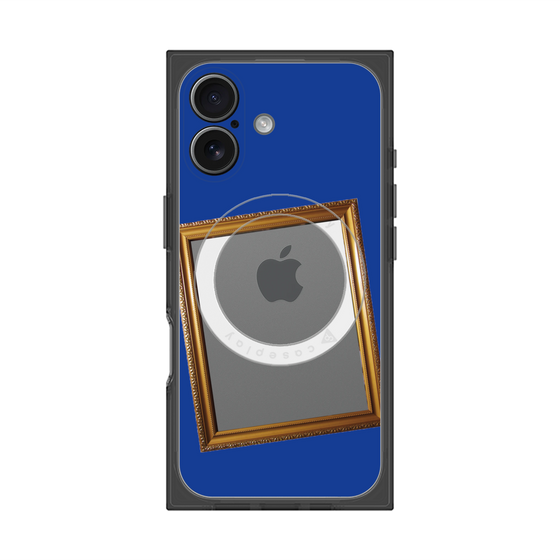 Premium Square Case with MagSafe［ Photo Frame - Blue ］