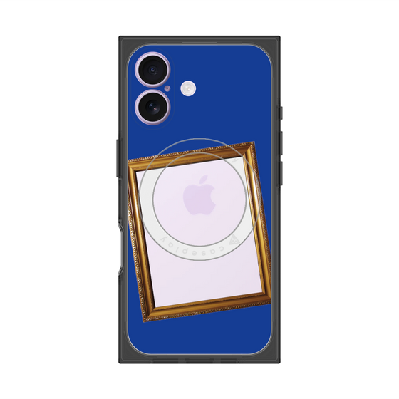 Premium Square Case with MagSafe［ Photo Frame - Blue ］