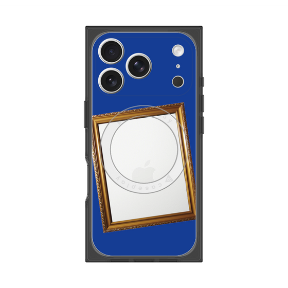 Premium Square Case with MagSafe［ Photo Frame - Blue ］
