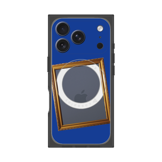 Premium Square Case with MagSafe［ Photo Frame - Blue ］