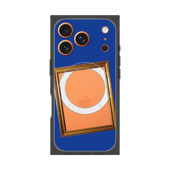 Premium Square Case with MagSafe［ Photo Frame - Blue ］