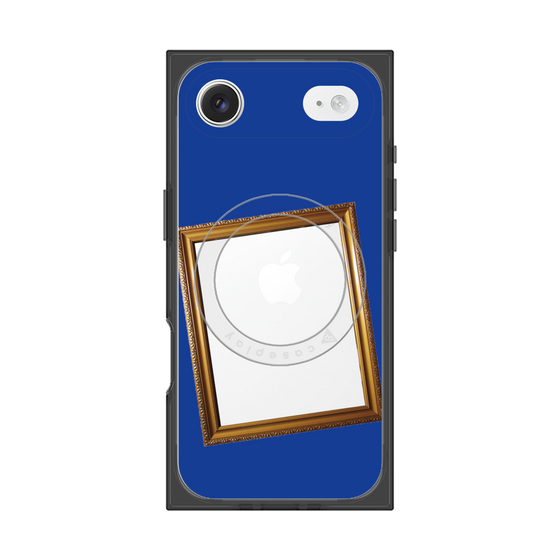 Premium Square Case with MagSafe［ Photo Frame - Blue ］