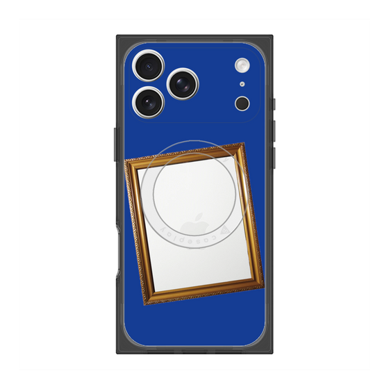 Premium Square Case with MagSafe［ Photo Frame - Blue ］