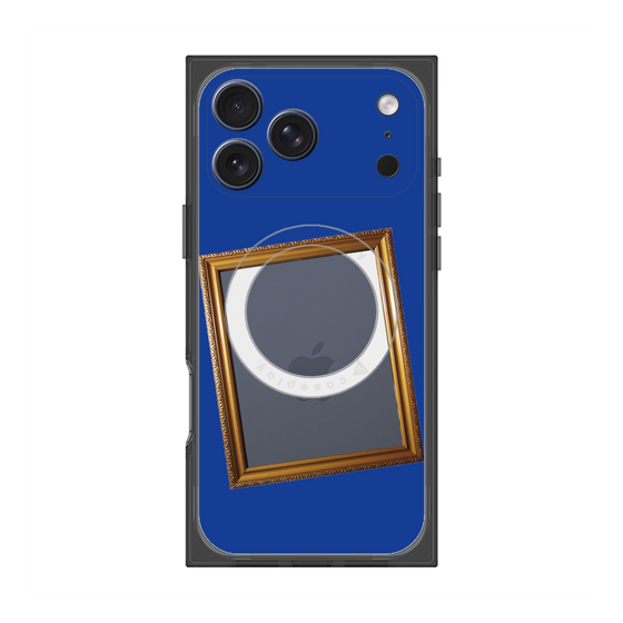 Premium Square Case with MagSafe［ Photo Frame - Blue ］