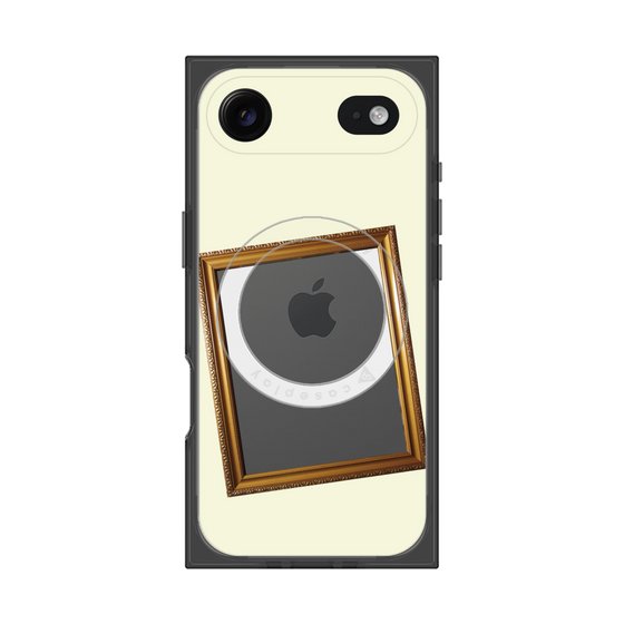 Premium Square Case with MagSafe［ Photo Frame - Ivory ］