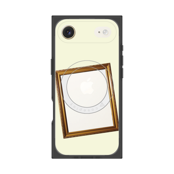 Premium Square Case with MagSafe［ Photo Frame - Ivory ］