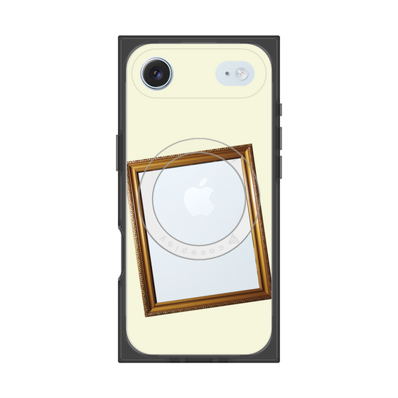 Premium Square Case with MagSafe［ Photo Frame - Ivory ］