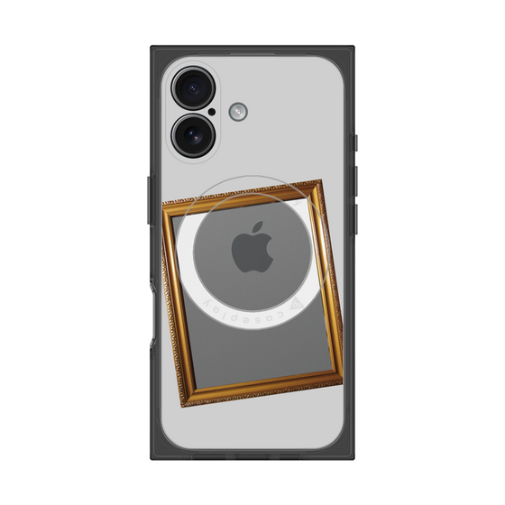 Premium Square Case with MagSafe［ Photo Frame - Light Gray ］