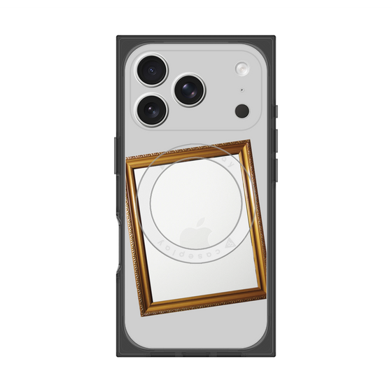 Premium Square Case with MagSafe［ Photo Frame - Light Gray ］