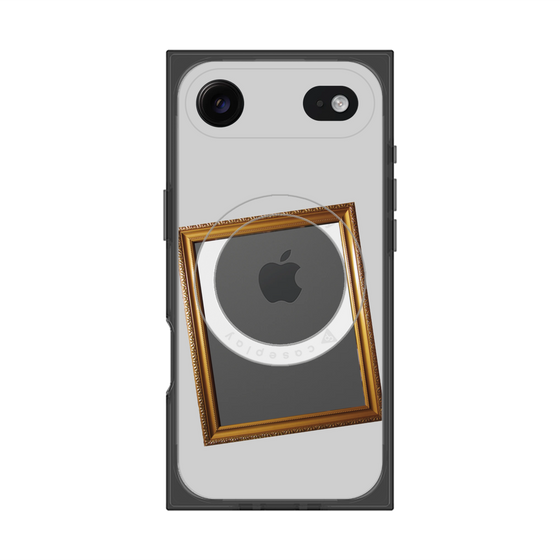 Premium Square Case with MagSafe［ Photo Frame - Light Gray ］