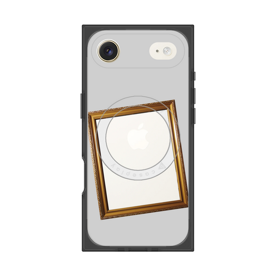 Premium Square Case with MagSafe［ Photo Frame - Light Gray ］