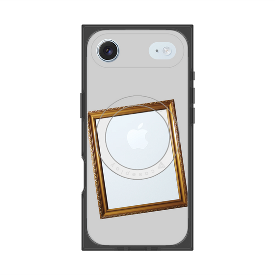 Premium Square Case with MagSafe［ Photo Frame - Light Gray ］