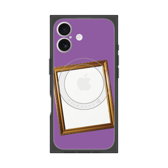 Premium Square Case with MagSafe［ Photo Frame - Purple ］