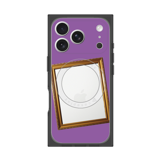 Premium Square Case with MagSafe［ Photo Frame - Purple ］