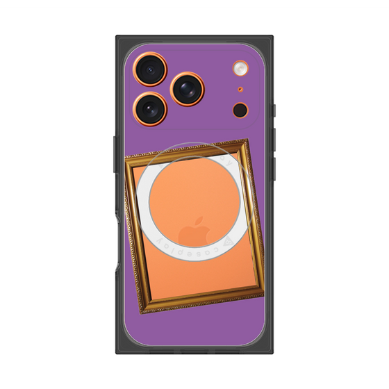 Premium Square Case with MagSafe［ Photo Frame - Purple ］