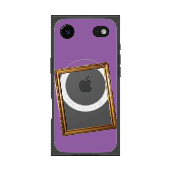Premium Square Case with MagSafe［ Photo Frame - Purple ］