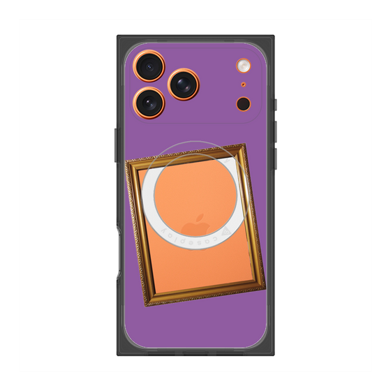 Premium Square Case with MagSafe［ Photo Frame - Purple ］
