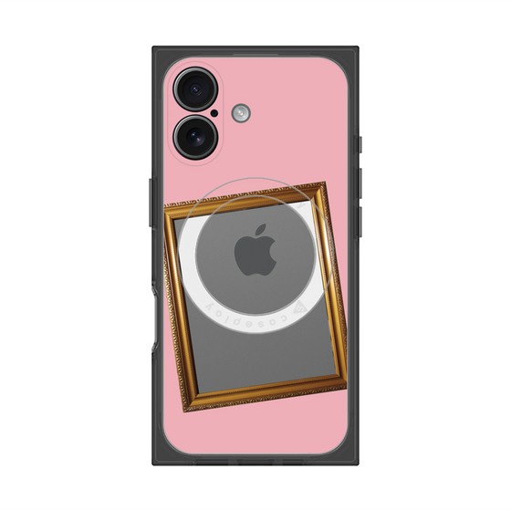 Premium Square Case with MagSafe［ Photo Frame - Pink ］