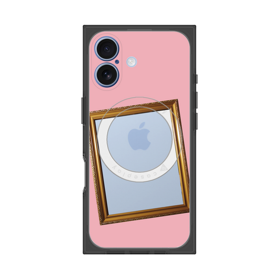 Premium Square Case with MagSafe［ Photo Frame - Pink ］