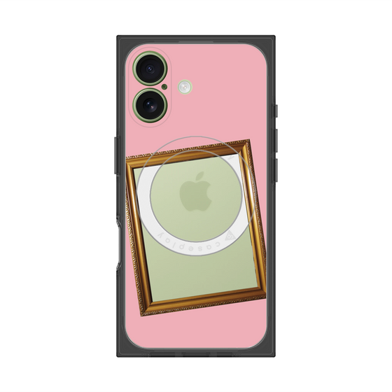 Premium Square Case with MagSafe［ Photo Frame - Pink ］