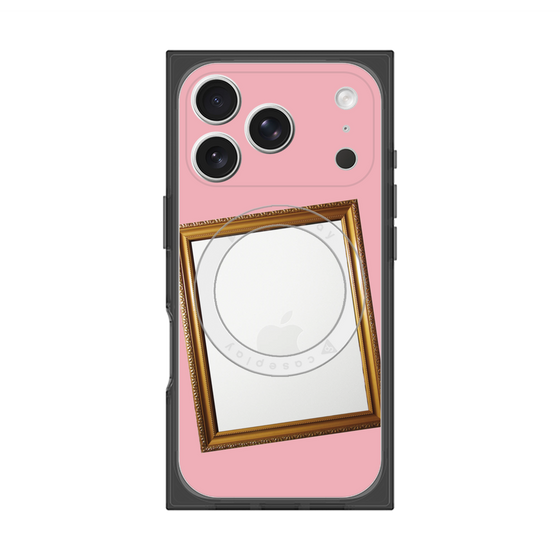 Premium Square Case with MagSafe［ Photo Frame - Pink ］