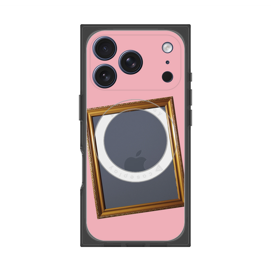 Premium Square Case with MagSafe［ Photo Frame - Pink ］