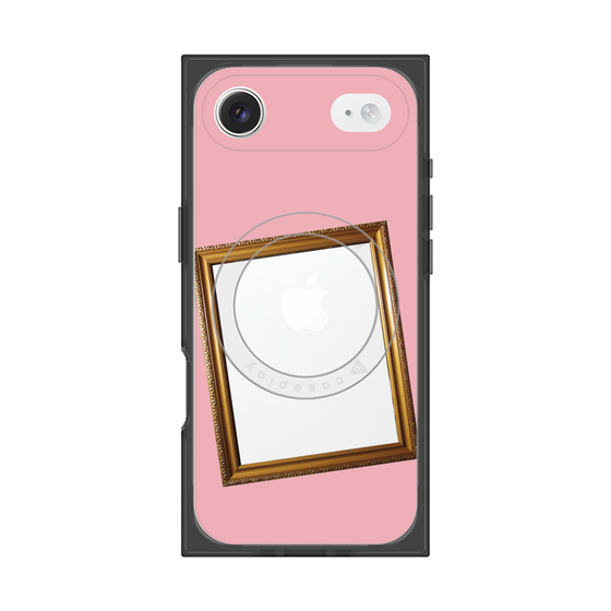 Premium Square Case with MagSafe［ Photo Frame - Pink ］
