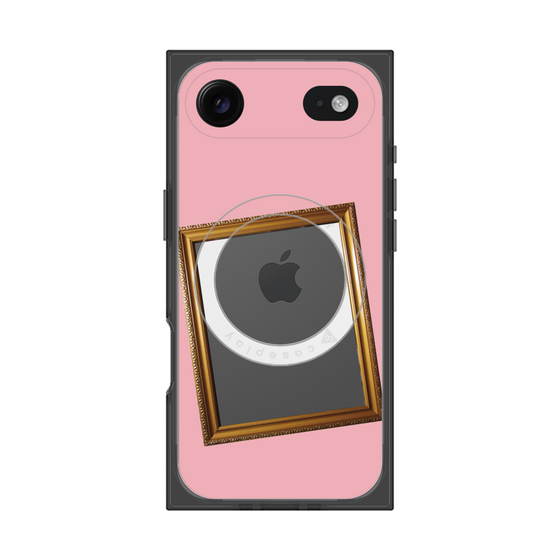 Premium Square Case with MagSafe［ Photo Frame - Pink ］