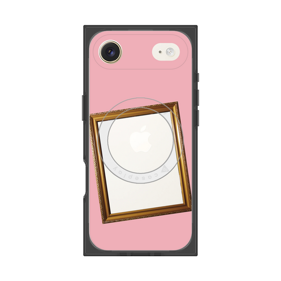 Premium Square Case with MagSafe［ Photo Frame - Pink ］