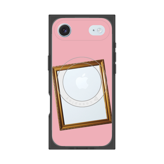 Premium Square Case with MagSafe［ Photo Frame - Pink ］