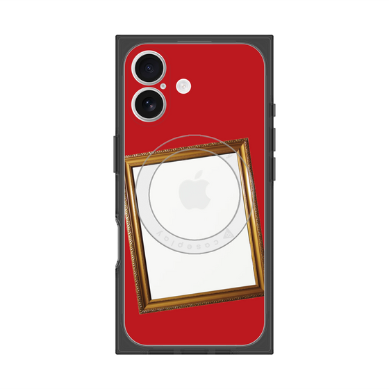 Premium Square Case with MagSafe［ Photo Frame - Red ］
