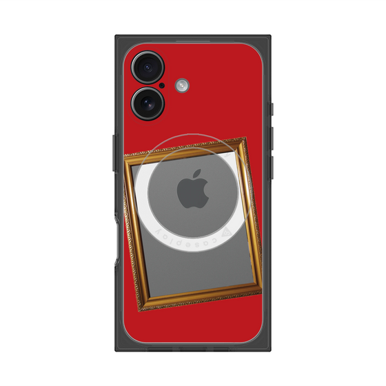 Premium Square Case with MagSafe［ Photo Frame - Red ］