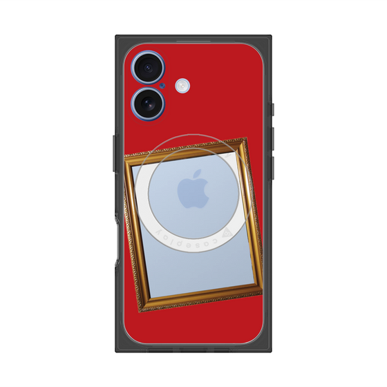 Premium Square Case with MagSafe［ Photo Frame - Red ］