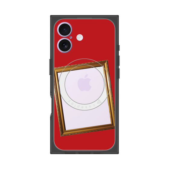 Premium Square Case with MagSafe［ Photo Frame - Red ］