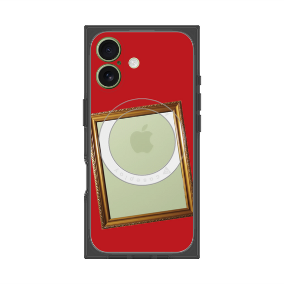 Premium Square Case with MagSafe［ Photo Frame - Red ］