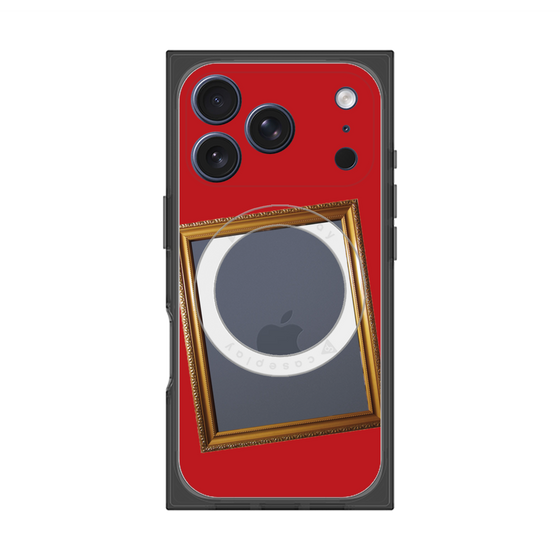 Premium Square Case with MagSafe［ Photo Frame - Red ］