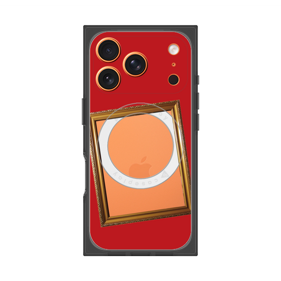 Premium Square Case with MagSafe［ Photo Frame - Red ］