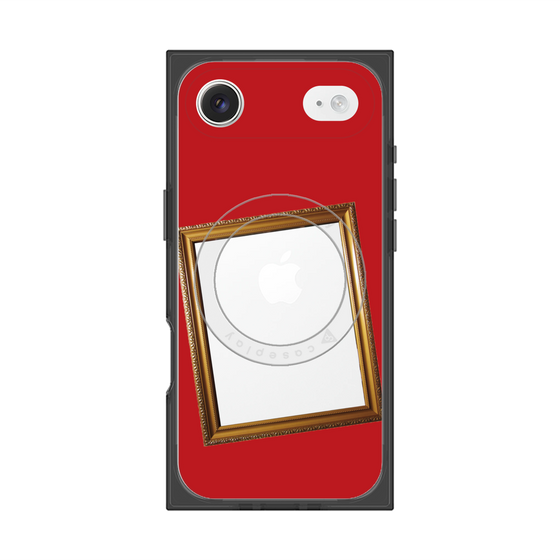 Premium Square Case with MagSafe［ Photo Frame - Red ］