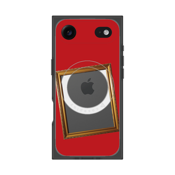 Premium Square Case with MagSafe［ Photo Frame - Red ］