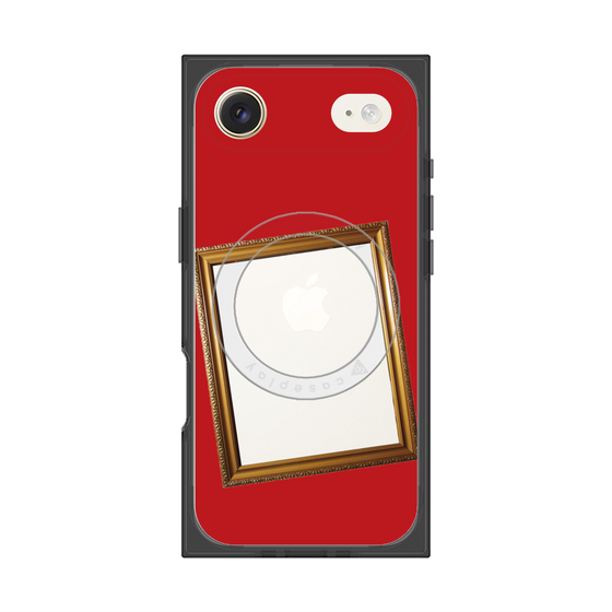 Premium Square Case with MagSafe［ Photo Frame - Red ］