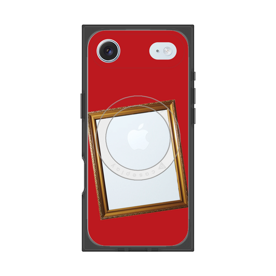 Premium Square Case with MagSafe［ Photo Frame - Red ］