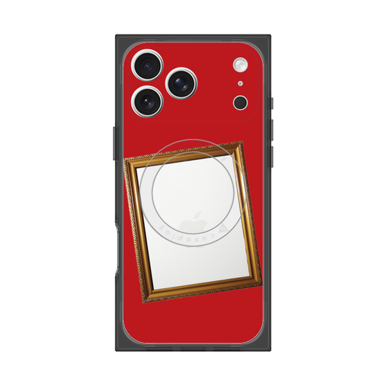 Premium Square Case with MagSafe［ Photo Frame - Red ］