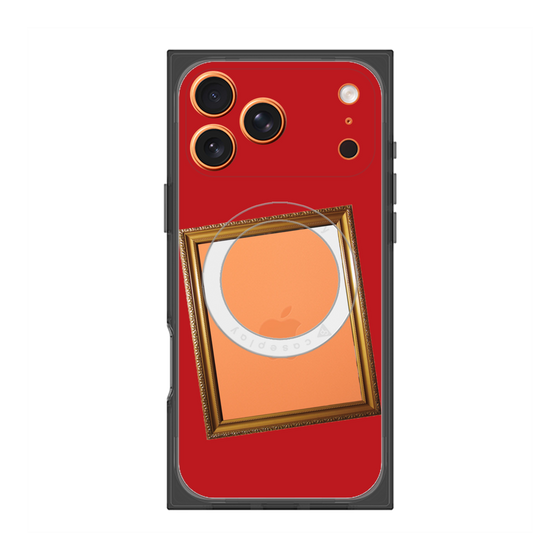 Premium Square Case with MagSafe［ Photo Frame - Red ］