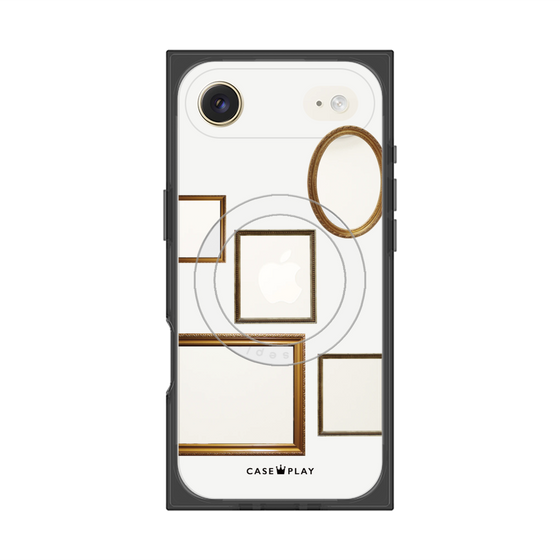 Premium Square Case with MagSafe［ Photo Frames - White ］