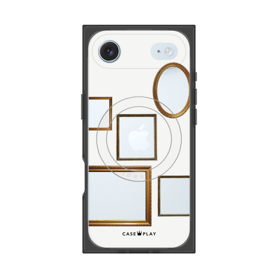 Premium Square Case with MagSafe［ Photo Frames - White ］